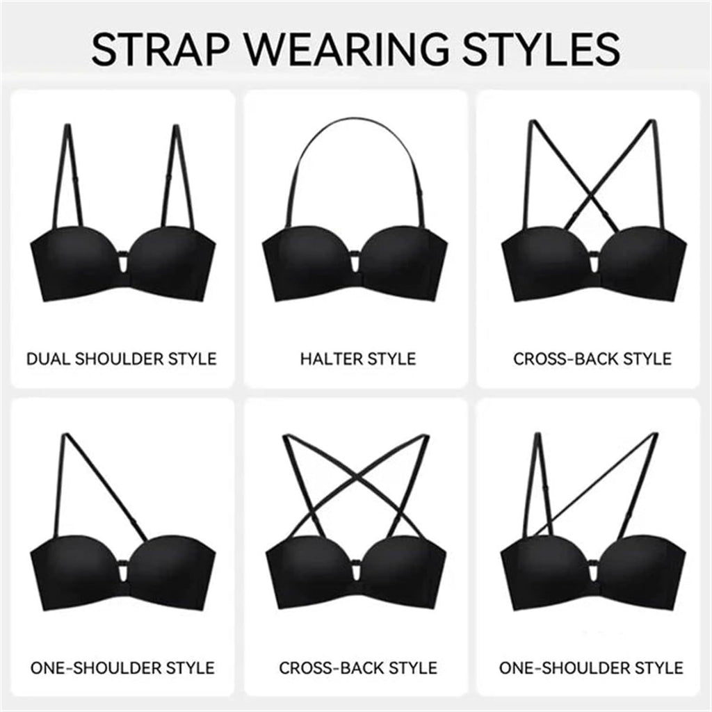 Convertible Strapless Push-Up Bra