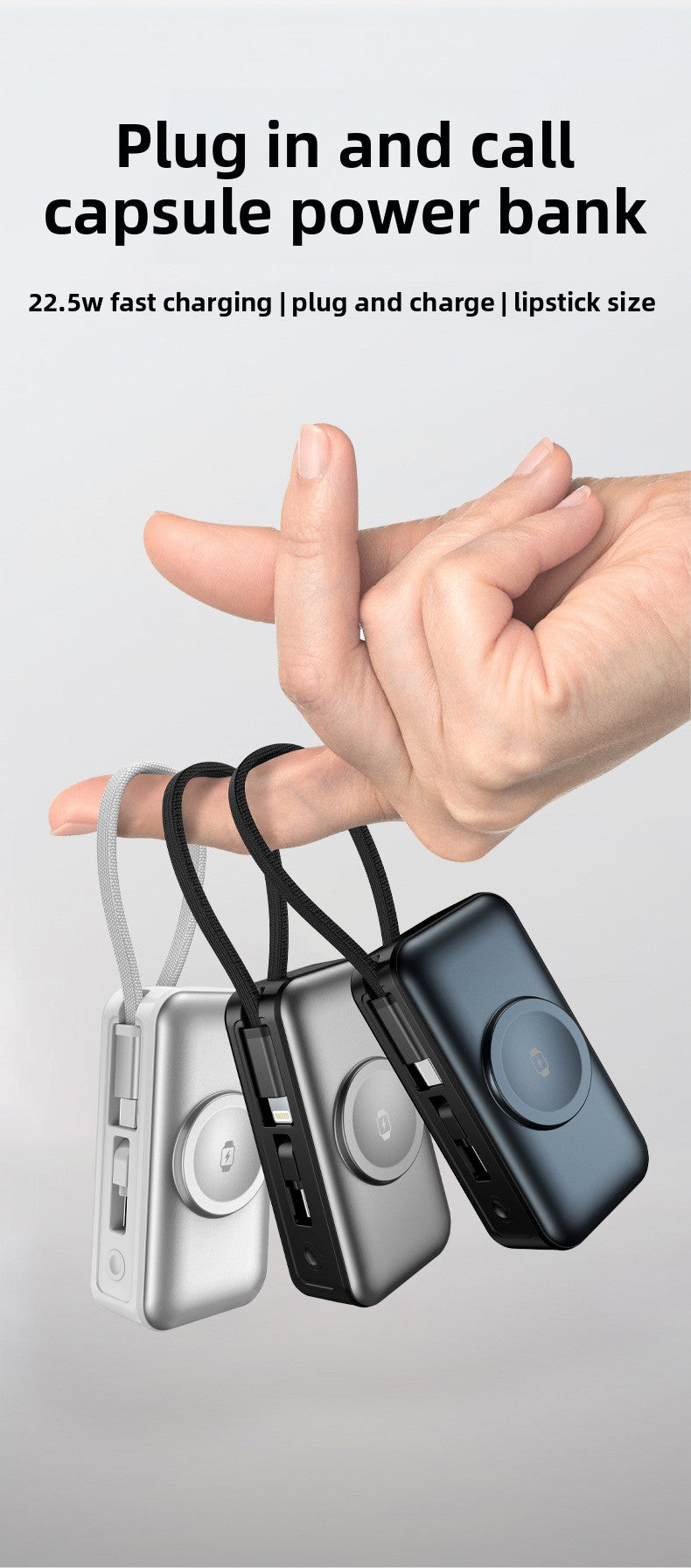 3-in-1 Magnetic Power Bank