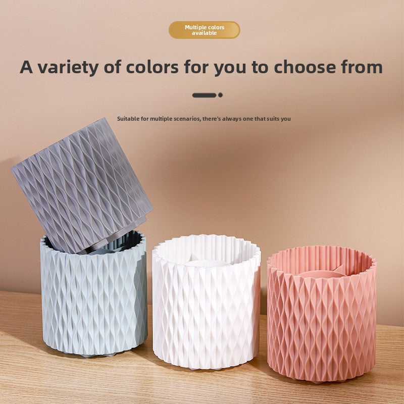 Rotating Makeup Brush Organizer