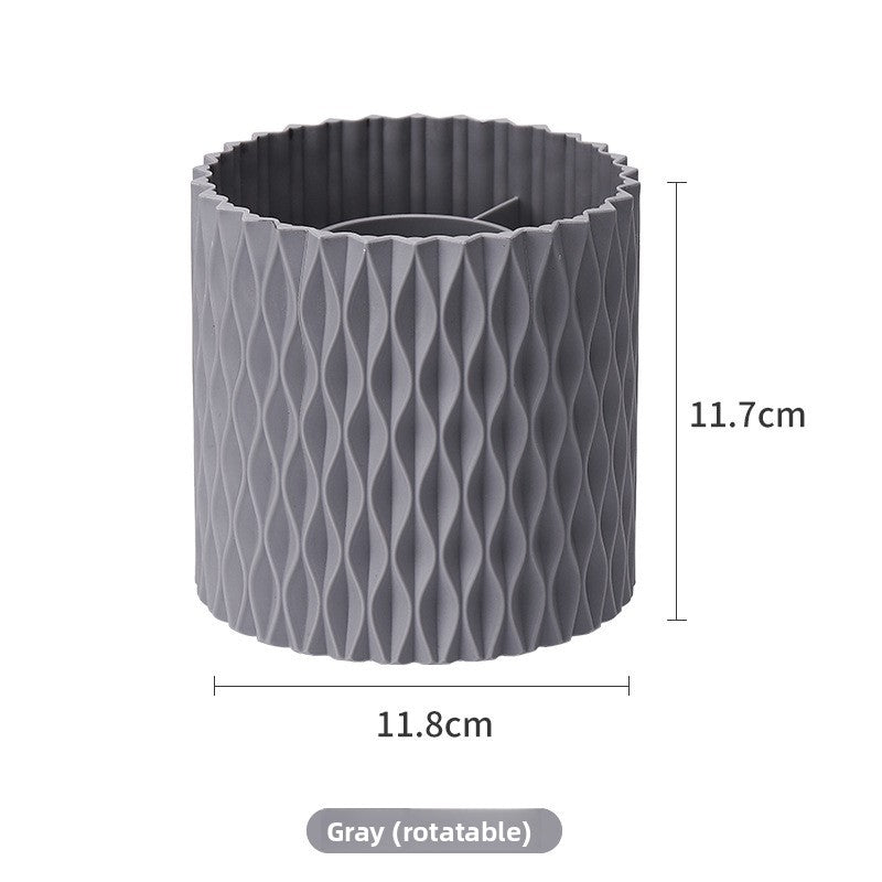 Rotating Makeup Brush Organizer