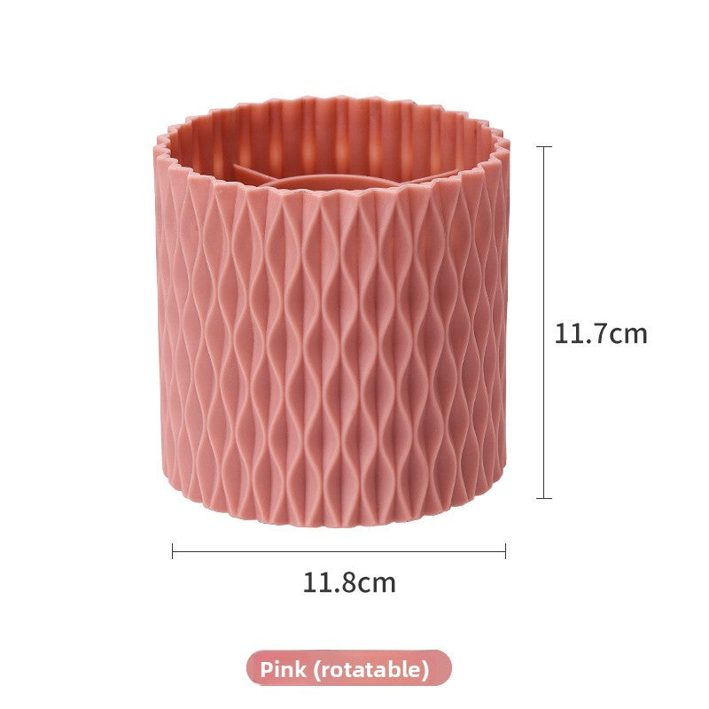 Rotating Makeup Brush Organizer