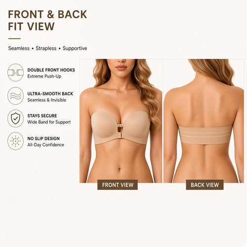 Convertible Strapless Push-Up Bra