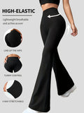 High-Waist Flare Commute Pants