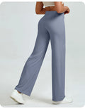 High Waisted Straight Leg Yoga Pants