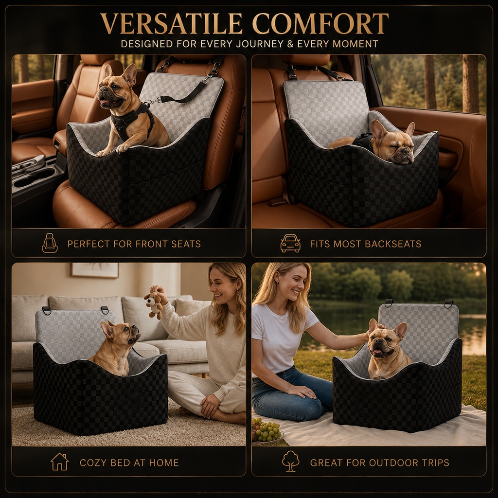 Memory Foam Pet Car Seat Cushion