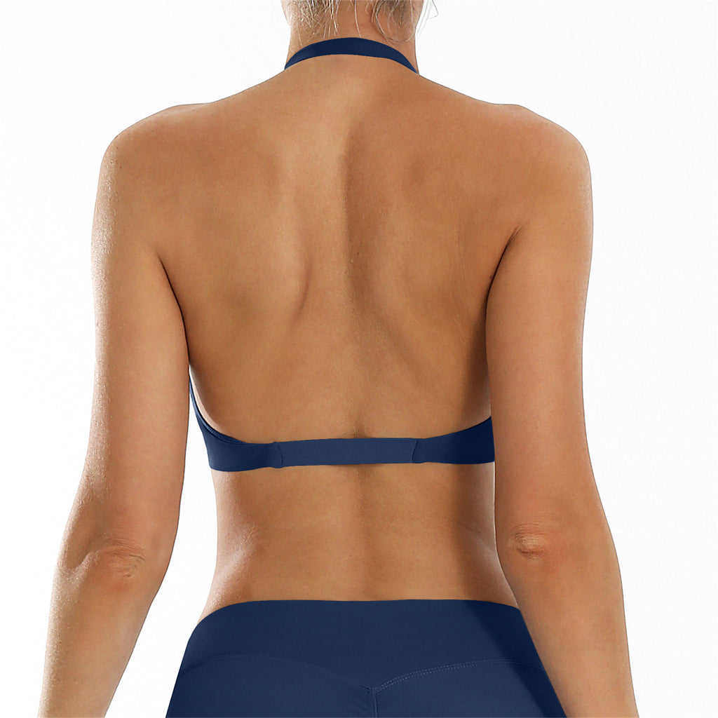 Halter Neck Yoga Sports Bra