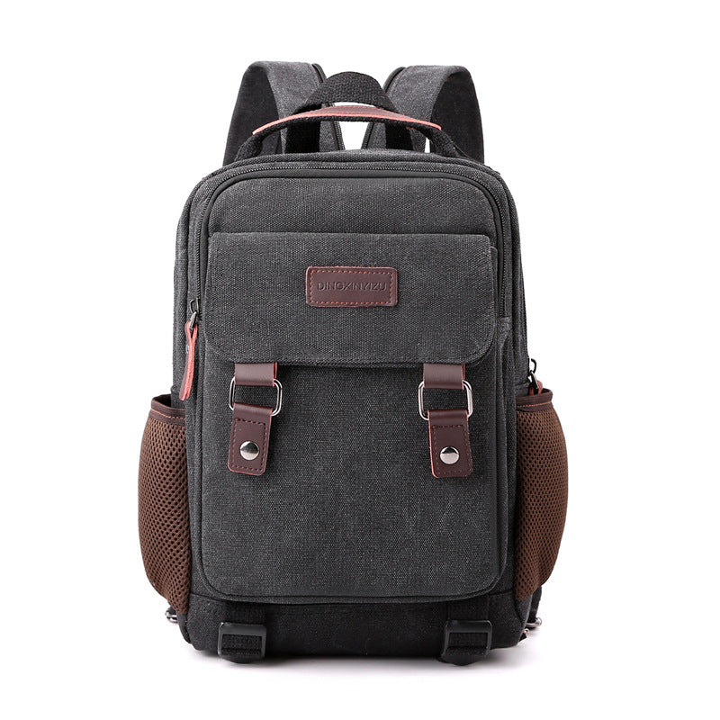 Retro Canvas Chest Bag