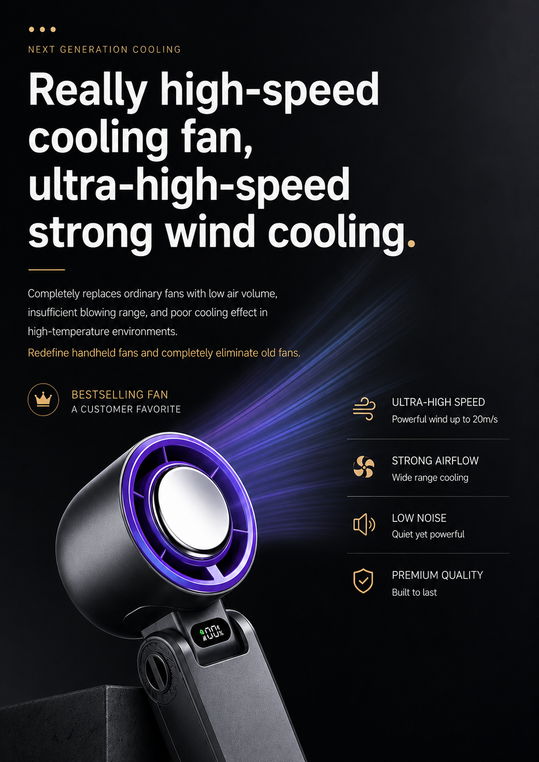 Rechargeable Mini Fan