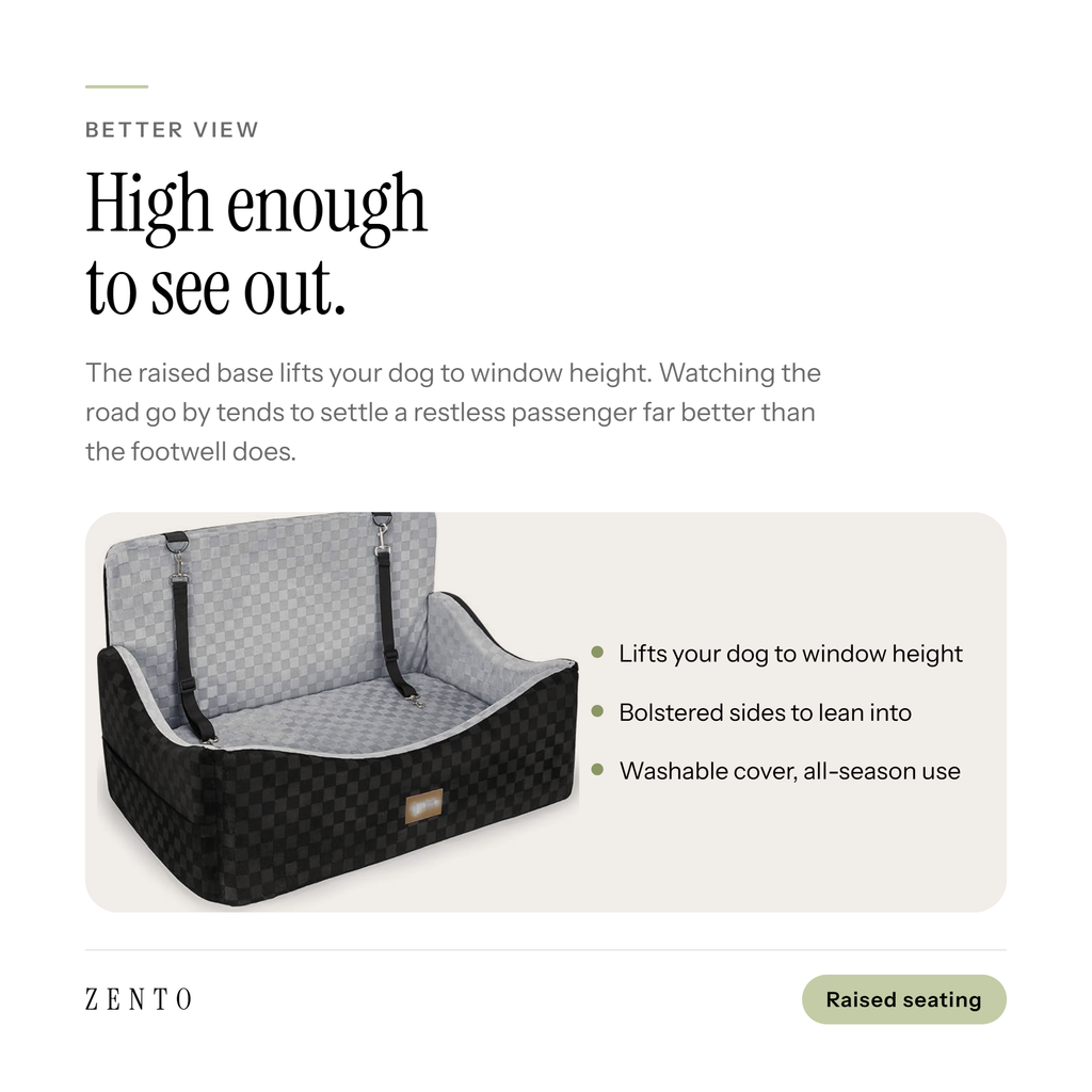Memory Foam Pet Car Seat Cushion